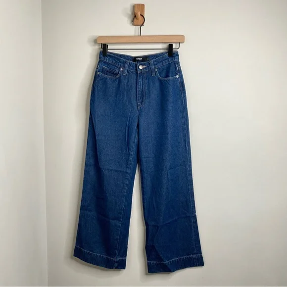 NWOT Hudson Holly Wide Leg High Rise Crop Jeans - Picture 3 of 11